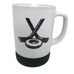 Tim Hortons 2018 Hockey Puck Mug Hockey Sticks Donut Coffee